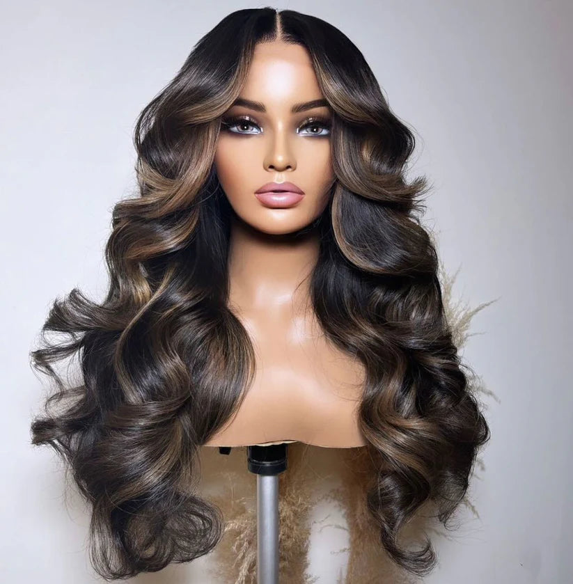 Brown LACE FRONT Wigs, European Hair, High Density