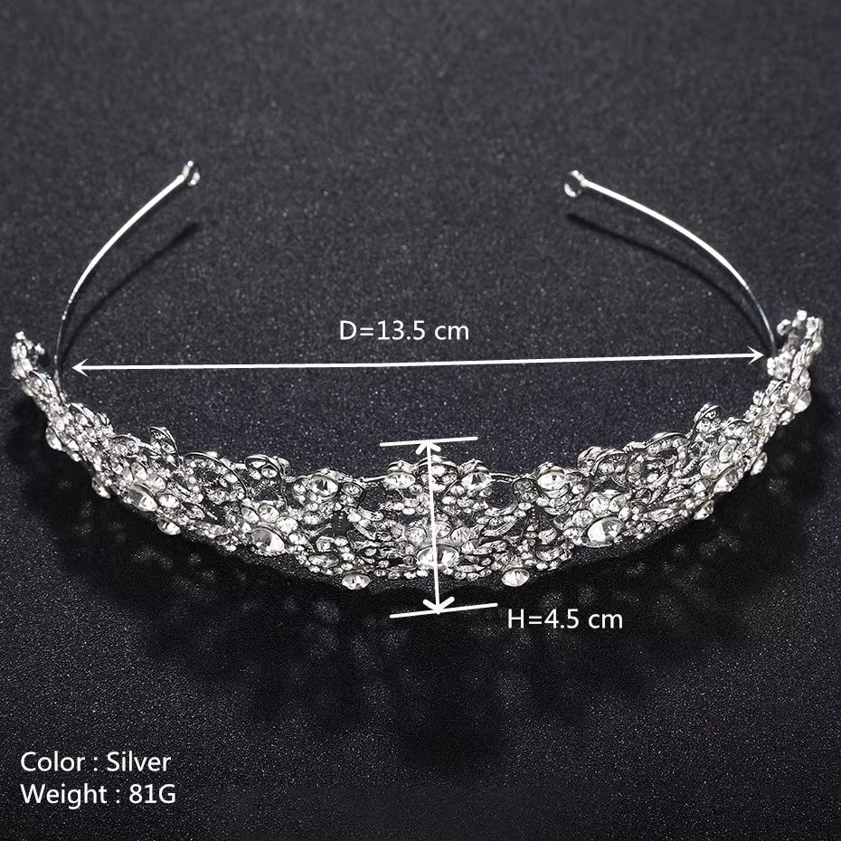 Crystal Princess Crowns Miss World Tiara Hair Accessories Manufacturers China