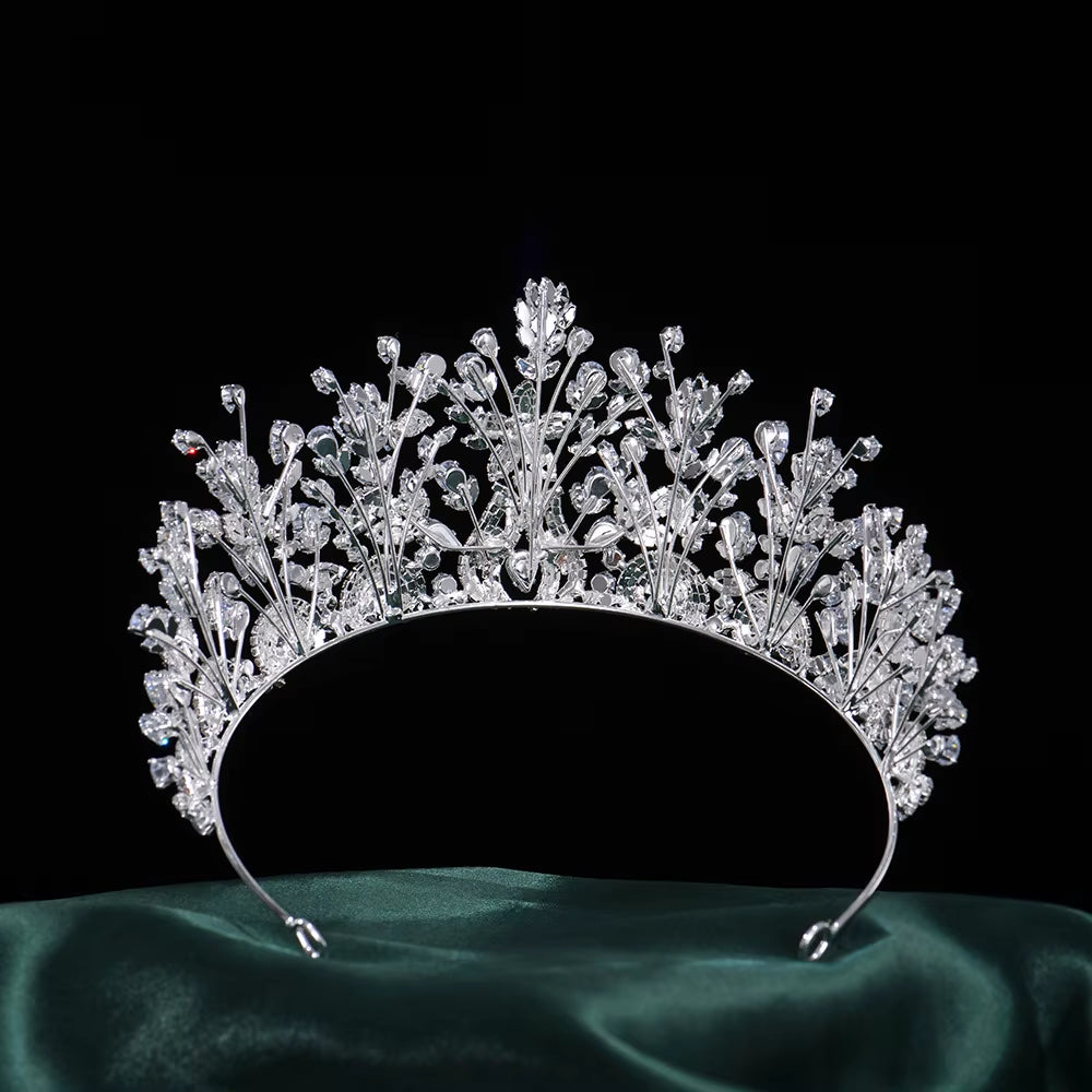 Bridal Women'S Fashion Wedding Rhinestone Hair Jewelry Zircon Tiara Bridal Crown Hair Accessories Women Jewelry