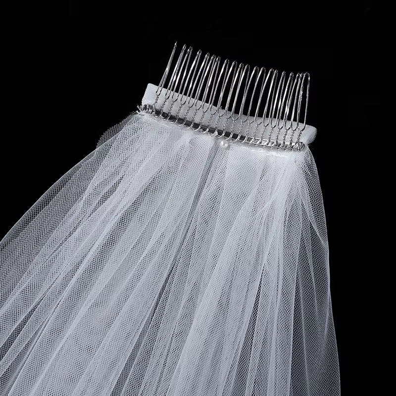 Large Long Trailing Elegant Bride Wedding Veil with Hair Comb  in Hair Accessories