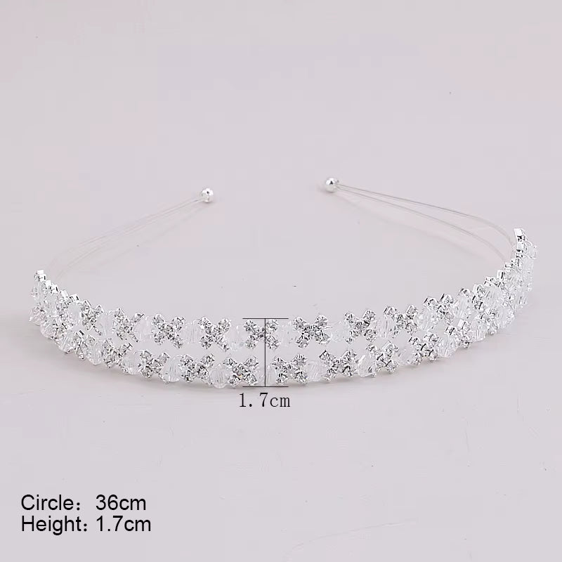 Crystal Rhinestones Wedding Tiaras and Crown Bridal Pageant Prom Tiara Crown for Women