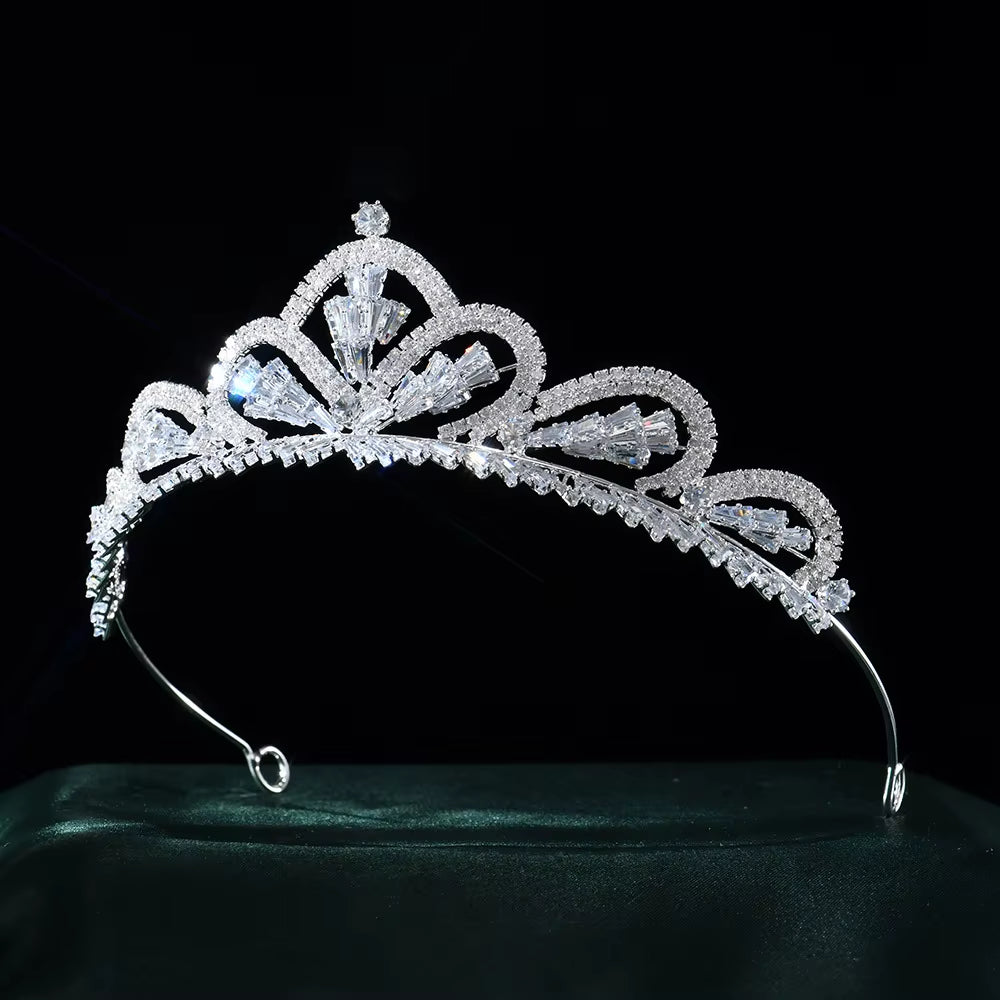 Bridal Women'S Fashion Wedding Rhinestone Hair Jewelry Zircon Tiara Bridal Crown Hair Accessories Women Jewelry