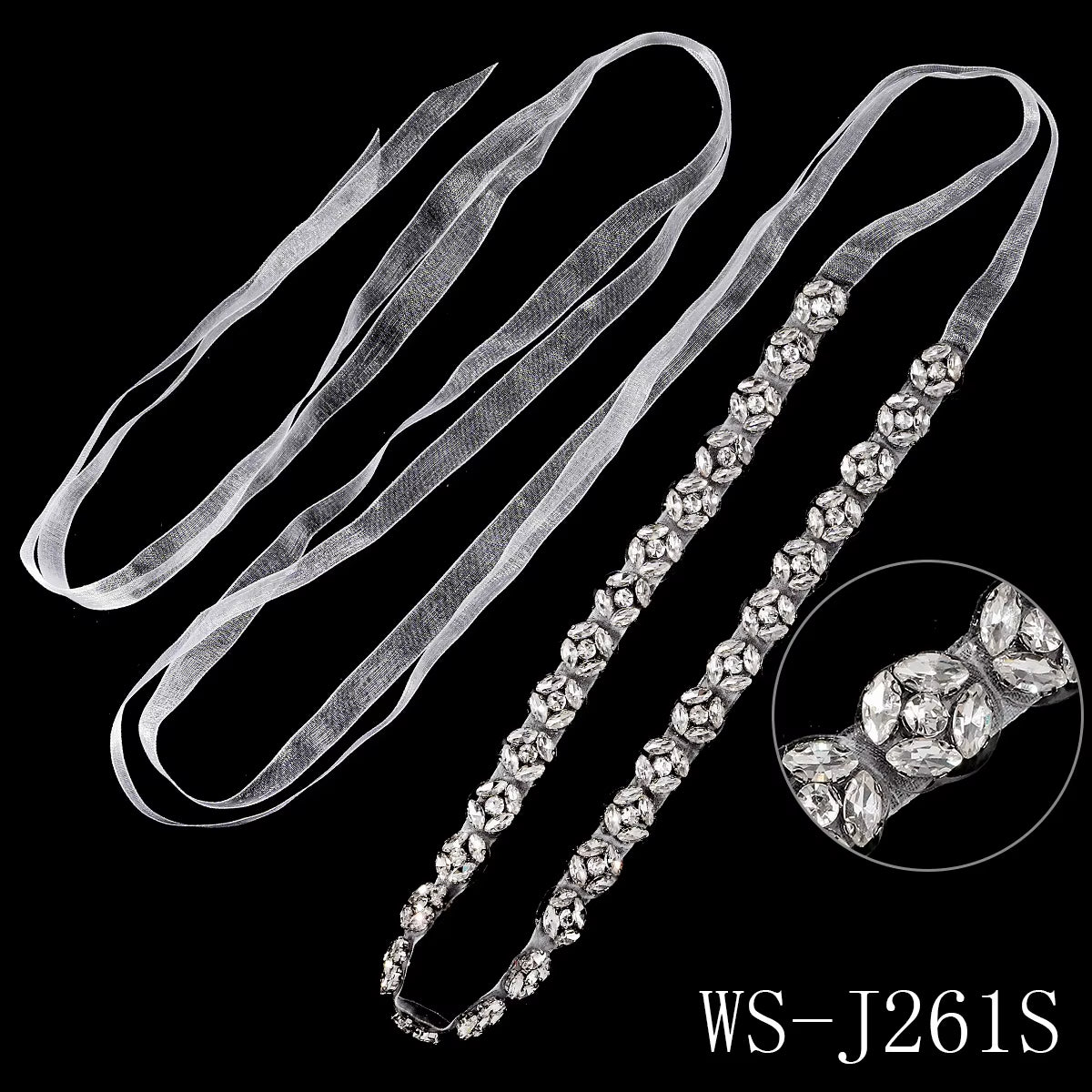 Luxury Rhinestone Waist for Bride Wedding Dress Accessories 