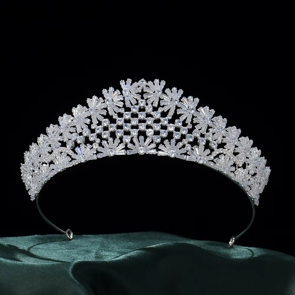 Bridal Women'S Fashion Wedding Rhinestone Hair Jewelry Zircon Tiara Bridal Crown Hair Accessories Women Jewelry