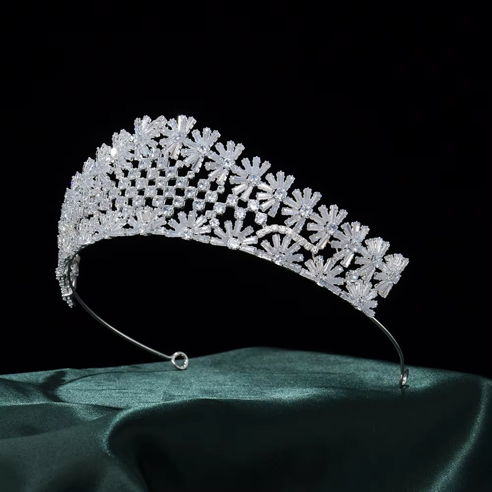 Bridal Women'S Fashion Wedding Rhinestone Hair Jewelry Zircon Tiara Bridal Crown Hair Accessories Women Jewelry