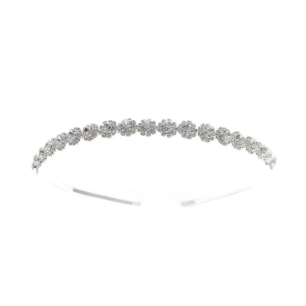 Snow Princess Rhinestone Snowflake Bride Rhinestone Hair Band for Wedding Birthday Party Hair Accessories