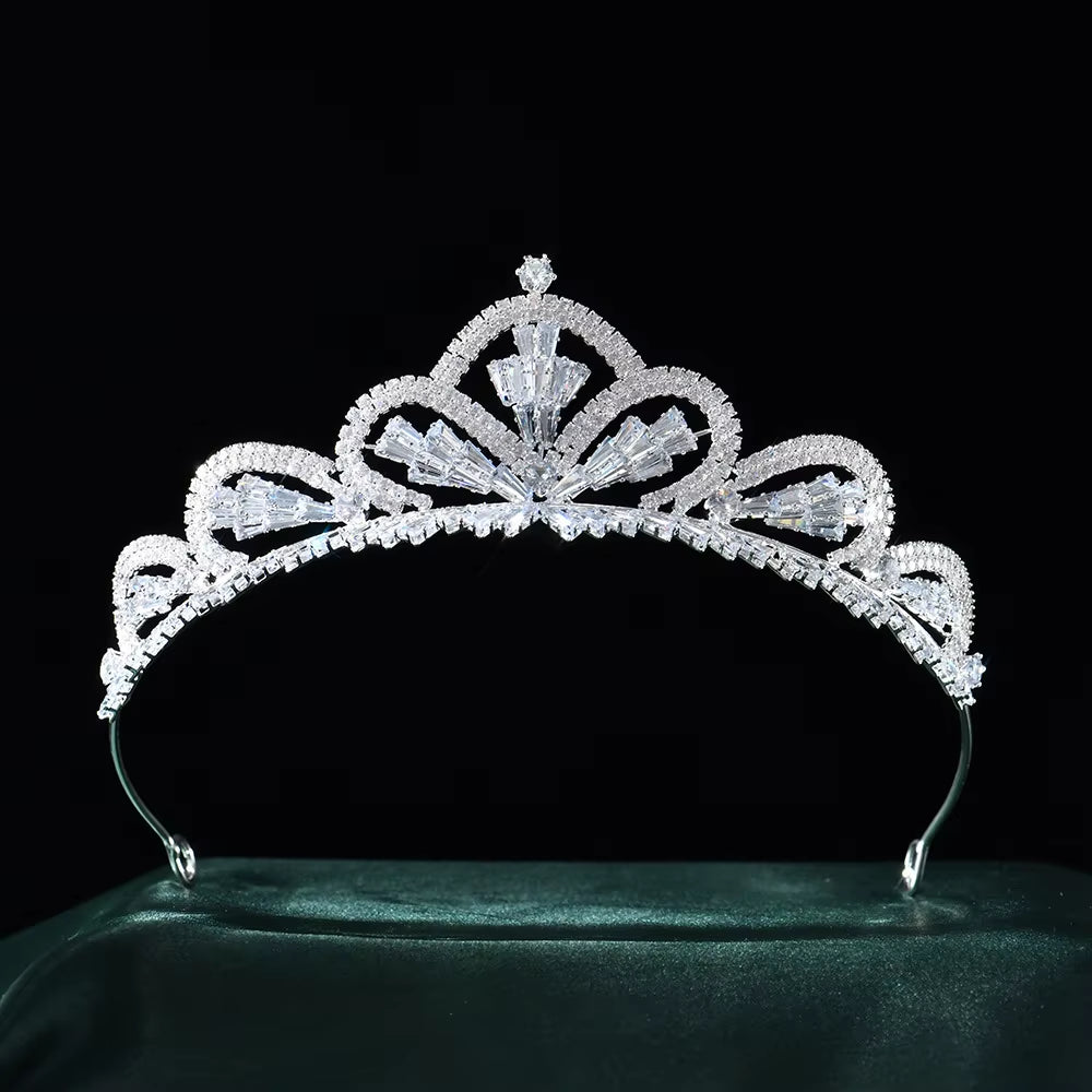 Bridal Women'S Fashion Wedding Rhinestone Hair Jewelry Zircon Tiara Bridal Crown Hair Accessories Women Jewelry