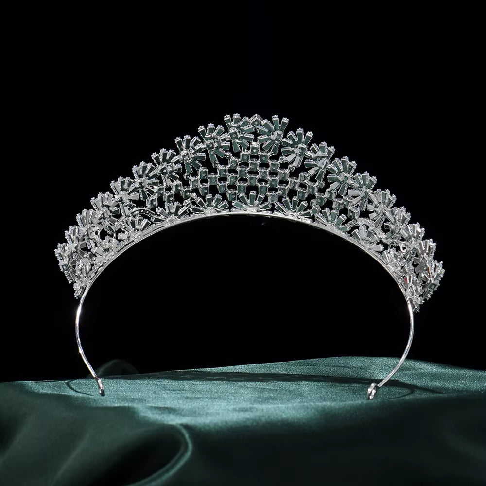 Bridal Women'S Fashion Wedding Rhinestone Hair Jewelry Zircon Tiara Bridal Crown Hair Accessories Women Jewelry