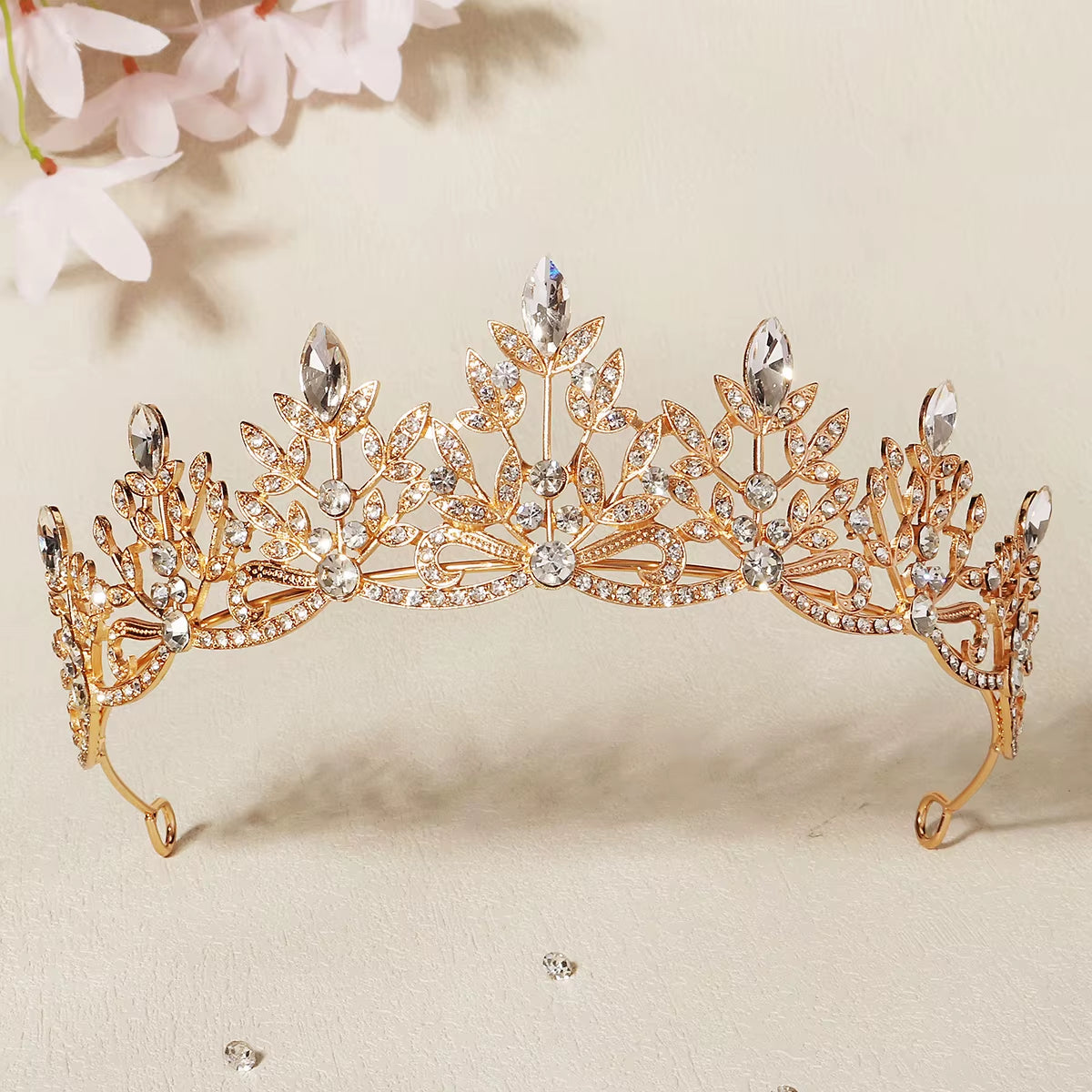 Latest Alloy Crown Wedding Bridal Hair Accessories Rhinestone Bridal Tiara Wedding Fashion Hair Jewelry for Women