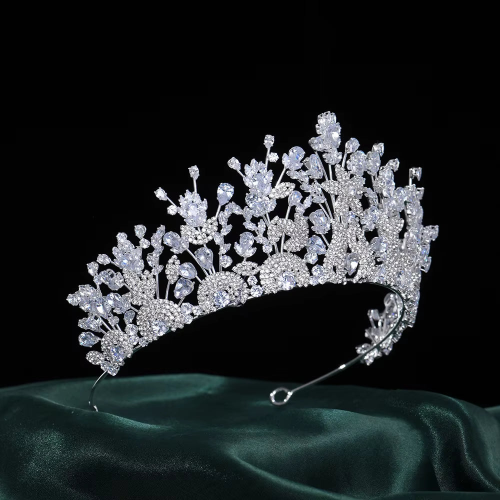 Bridal Women'S Fashion Wedding Rhinestone Hair Jewelry Zircon Tiara Bridal Crown Hair Accessories Women Jewelry