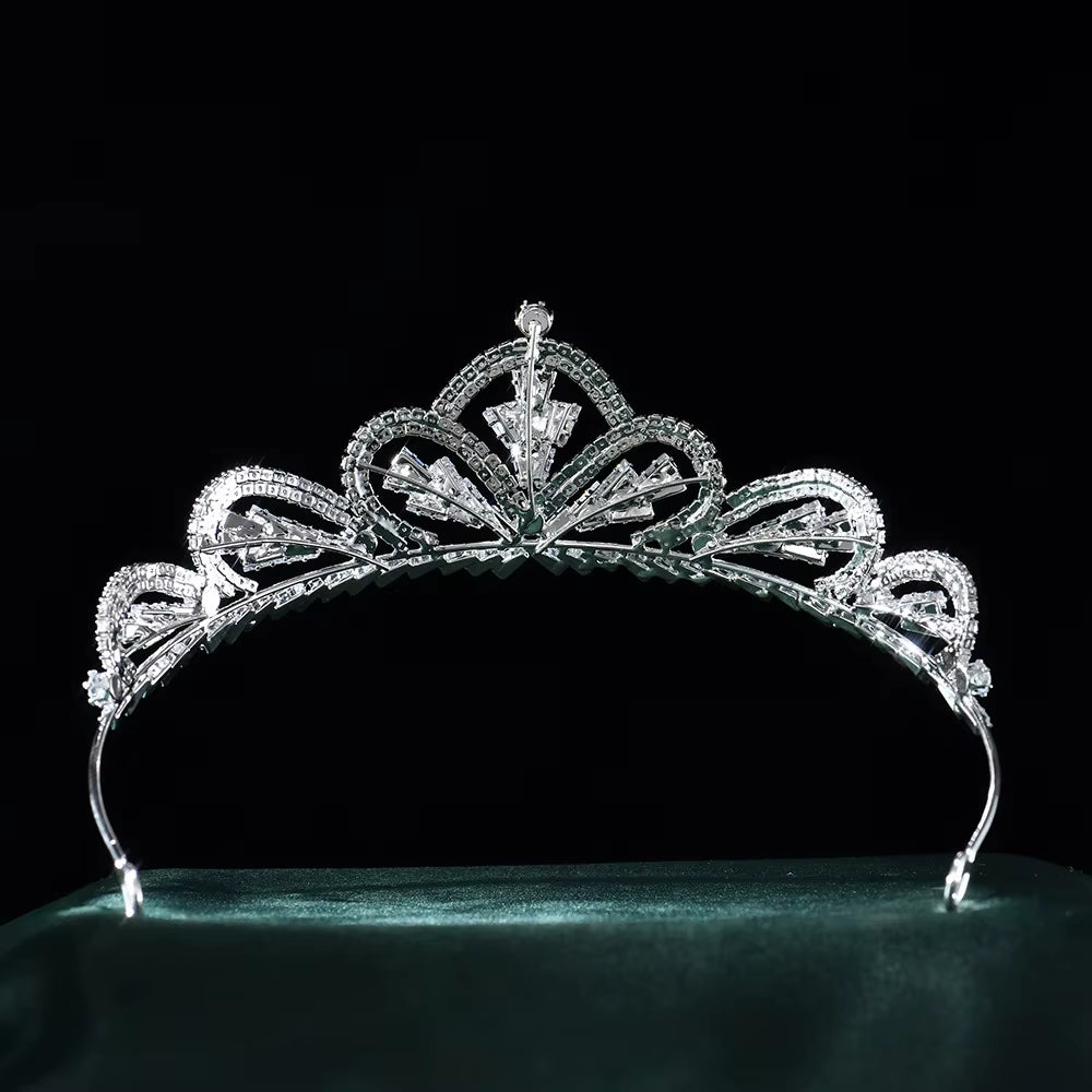 Bridal Women'S Fashion Wedding Rhinestone Hair Jewelry Zircon Tiara Bridal Crown Hair Accessories Women Jewelry