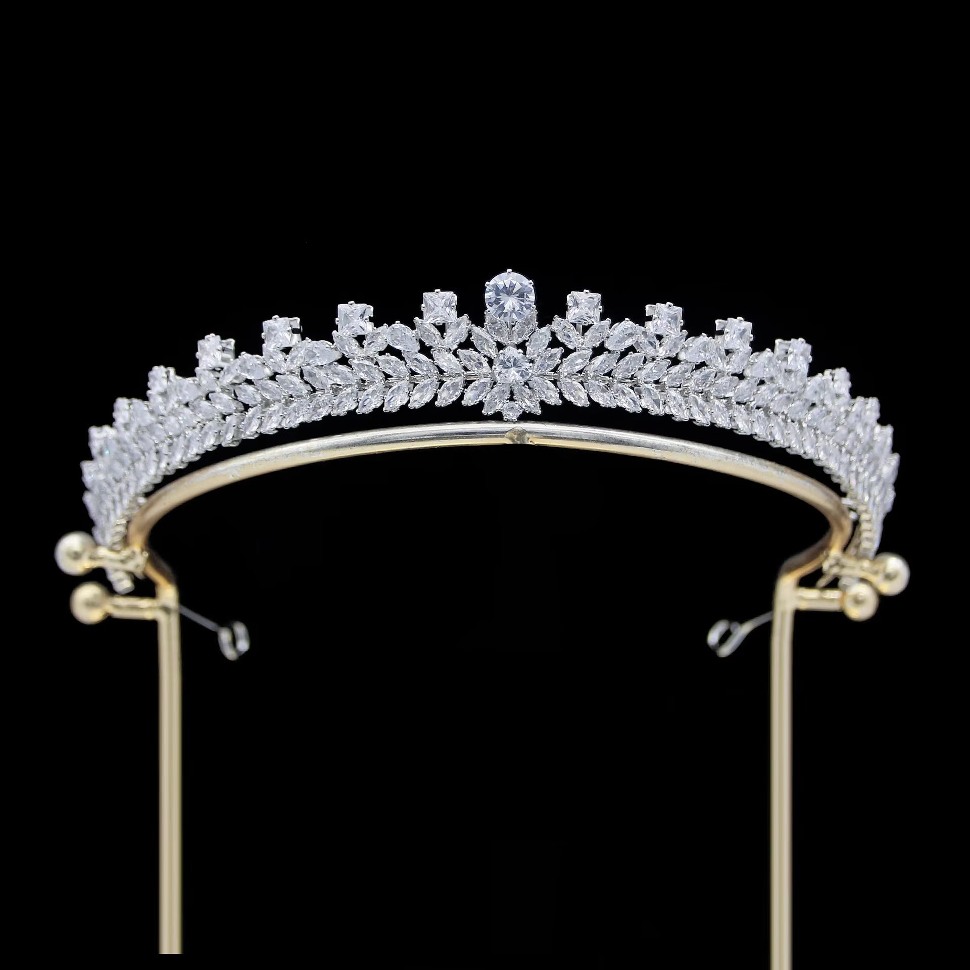 Bridal Women'S Fashion Wedding Rhinestone Hair Jewelry Zircon Tiara Bridal Crown Hair Accessories Women Jewelry