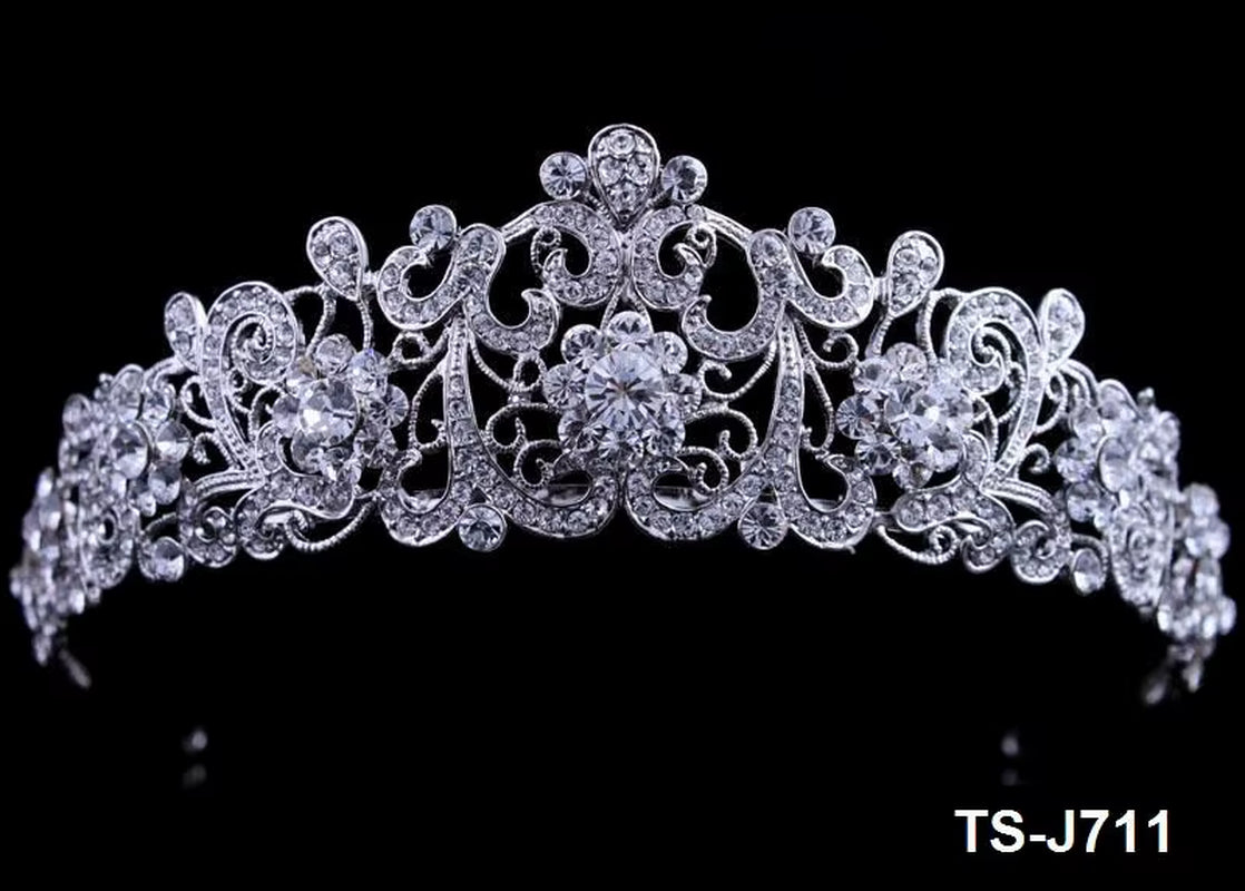 Crystal Princess Crowns Miss World Tiara Hair Accessories Manufacturers China