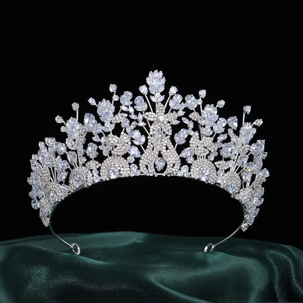 Bridal Women'S Fashion Wedding Rhinestone Hair Jewelry Zircon Tiara Bridal Crown Hair Accessories Women Jewelry